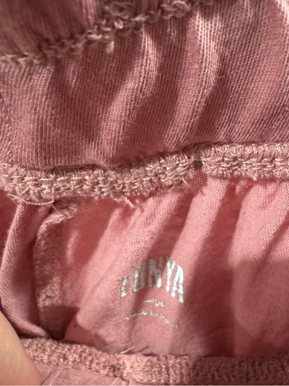NEW Lunya Pima Organic Cotton Wide-Leg Pull-On Lounge Pants Mauve Red Pink Sz L - Picture 11 of 14